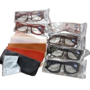 Ccvoo 6 Pack Reading Glases +1.50, Nwt